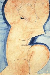 Amedeo Modigliani Caryatid